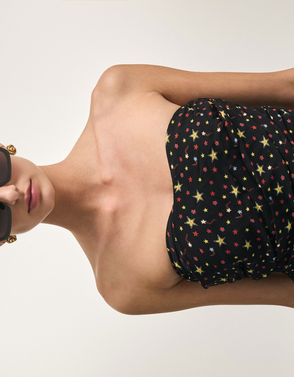 Nadia Rapti Skyline strapless top